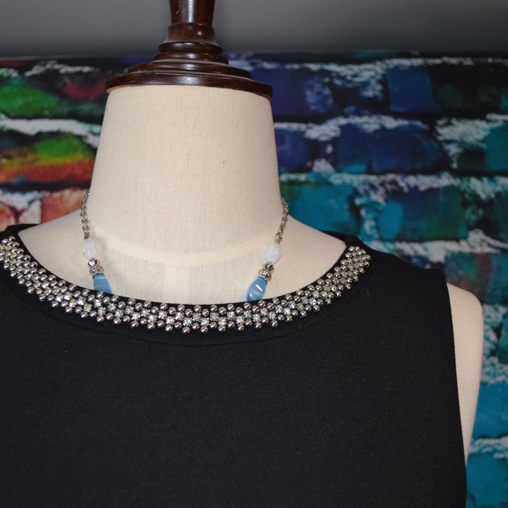 Apt.9 Black Sleeveless A Line Dress Size 6 - Picture 4 of 11